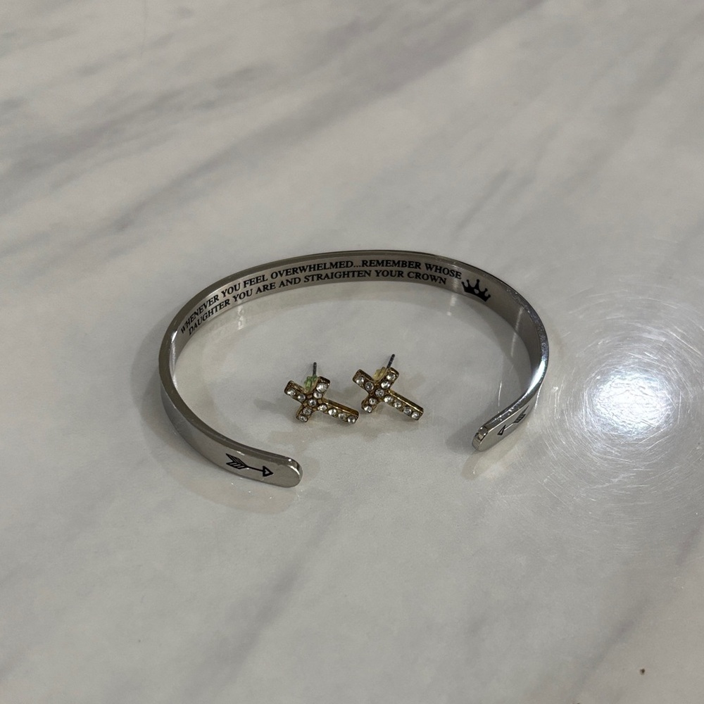 Christian jewelry set